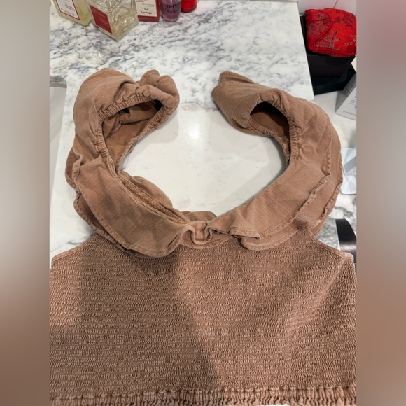 Maeve Brown Ruffle Top - Picture 5 of 6